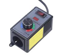 Fafeicy Controlador de Velocidad del Motor Regulador de Velocidad del Ventilador Variable de Salida 0-220 VCA con Protección contra Sobrecarga AC220-240 V para Uso Doméstico (Enchufe