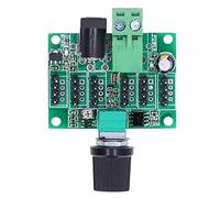 Fafeicy Controlador de Velocidad del Ventilador USB Regulador PWM Módulo de Control del Gobernador con una Sola Perilla Ajuste de 24 Ventiladores 0-100% PWM para Enfriar el Gabinete de