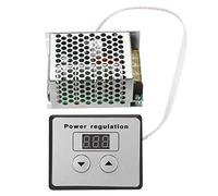 Fafeicy Controlador de Voltaje SCR 4000W AC220V Digital con Disipador, Dimmer de Control de Velocidad 0-100% Ajuste Preciso