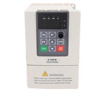 Fafeicy Convertidor de Frecuencia Vectorial de 0,75 KW Inversor Monofásico a Trifásico Unidad de Frecuencia Variable 1PH a 3PH de Alto Rendimiento Entrada AC220V para Máquinas CNC