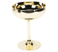 Fafeicy Copa de Martini de Acero Inoxidable, Copa de Cóctel Irrompible para Bebidas, Postres, Diseño Elegante para Fiestas y Reuniones (Chapado en oro)