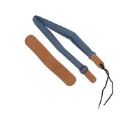 Fafeicy Correa para Ukelele con Longitud Ajustable y Cómoda Hombrera para Guitarras Soprano y de Concierto, Material Vaquero Cuero, Ideal para Músicos