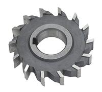 Fafeicy Cortador de Engranajes Involutos, Fresa de Dientes Rectos de Acero de Alta Velocidad para Corte de Engranajes de Precisión, Molino de de 63 Mm de Diámetro para Fresadoras