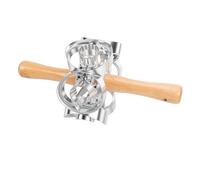 Fafeicy Cortador de Rosquillas, Molde para Rosquillas, Herramienta de Pastelería con Aleación de Aluminio y Madera Compuesta para Hornear Pasteles, Galletas y Postres (Estilo 2)
