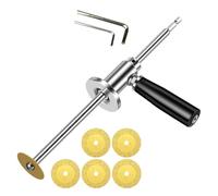 Fafeicy Cortador de Tubos Interno con Profundidad de Corte Ajustable para Tubos de Plástico PVC, Compatible con Controlador de Impacto de Vástago Hexagonal de 1/4 Pulgadas