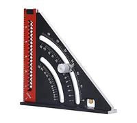 Fafeicy Cuadrado Triangular Plegable, Goniómetro Magnético de Aleación de Aluminio, Herramienta de Posicionamiento Ajustable para Proyectos de Carpintería y Construcción
