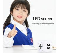 Fafeicy Cube -Timer Temporizador de Rotación Portátil para Gestión del Tiempo en el Hogar Cocina de la Oficina en el Hogar 15.05.25/45 Minutos para Niños Prueba Aprendizaje (Azul Claro)