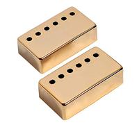 Fafeicy Cubierta de Camioneta de Guitarra Humbucker de 2 Piezas 50 Mm de 52 Mm Espaciado de Metal de Metal Cubierta de Recolección de Cuello de Guitarra