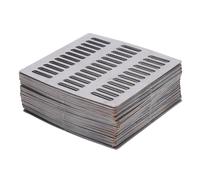 Fafeicy Cubiertas para Orificios de Drenaje de Acero Inoxidable, Inserciones de Ventilación de Drenaje de Ladrillo de 2,75 Pulgadas para Protección de Cavidades de Pared contra Plagas y Escombros