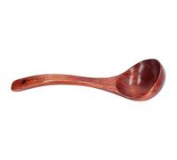Fafeicy Cuchara de Madera, Cuchara de Sopa de Madera de Largo en Natural, Superficie Lisa para, Mezclar y Servir, para Sopa, Salsa de Gachas y Utensilios de Cocina Antiadherentes (24)