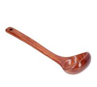 Fafeicy Cuchara de Madera, Cuchara de Sopa de Madera de Largo en Natural, Superficie Lisa para, Mezclar y Servir, para Sopa, Salsa de Gachas y Utensilios de Cocina Antiadherentes (27)
