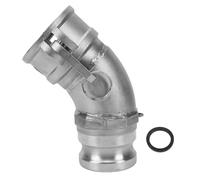 Fafeicy DA Camlock Acoplamiento de Manguera de 2,5 Pulgadas Hembra a Macho Codo de 45 Grados Leva y Ajuste de Ranura para Transferencia de Aceite de Gasolina y Agua para Uso Agríc