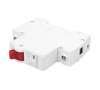 Fafeicy DC 250V Disyuntor de CC, 10A 1P MCB Solar (10A) | Protector de Fotovoltaico, Capacidad de Corte 10kA, Montaje en Riel DIN C45mm, Bobina de Extinción de , Contactos de