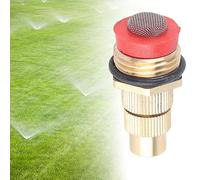 Fafeicy de Riego Boquilla de Cobre, Aspersor de Riego para Jardín Boquilla Rociadora por Nebulización Cabezal de Ajustable Rosca Macho G1/2 '' de Enfriamiento Invernadero Verduras Césped