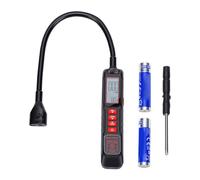 Fafeicy Detector de Fugas HVAC Alimentado por Batería con Sonda Flexible de 180°, Detector de Fugas de Refrigerante Halógeno Ultrasensible con Sonda Flexible de 180°