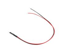 Fafeicy Diodo LED de 3mm con Cable, 12V 0.06W, Amarillo, 20cm de Longitud, Pack de 10 Piezas para Coche y Juguetes