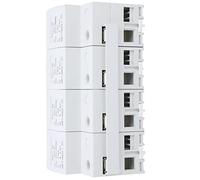 Fafeicy Dispositivo de Protección contra Sobretensiones Disyuntor Hogar 385VAC para Gabinete de Distribución de Energía (25KA)