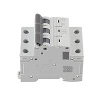 Fafeicy Disyuntor de Aire en Miniatura MCB de 3, Mini Interruptor Eléctrico de Desconexión de Montaje en Carril DIN AC 3P, para Disyuntor con Diseño de Etiqueta Transparente y Amplias Aplicaciones