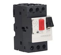 Fafeicy Disyuntor de Motor, Tipo de Control de Botón, Interruptor de Sobrecarga 3P de CA 690 V, Ruptura Más Rápida, Ajuste Amplio, Buena Protección, Mejora la Seguridad del Circuito, Fácil de