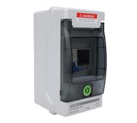 Fafeicy Disyuntor Inteligente Protector de Fugas WiFi Control de Voz por Aplicación con Protector de Sobretensión Ajustable Resistencia Al Agua IP65 para Taller en Sótano Húmedo Al Aire