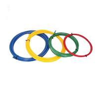 Fafeicy Doblador de Tubos de Cobre AC, 4 Piezas 4M 1/4 pulg. 3/8 pulg. 1/2 pulg. 5/8 pulg. Dobladores de Tubos de Cobre Acondicionado con Plástico PE, para Tubos de Aire Acondicionado