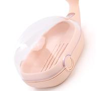 Fafeicy Drenaje del Lindo de Drenaje Wal con Cubierta para el Baño y Descuento de Viajes, PP Premium Materials Protect for the Age Group (PINK)