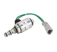 Fafeicy Electroválvula 24V Acero Aleado Válvula Solenoide 2 Pines Repuesto
