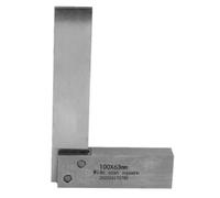 Fafeicy Escuadra de Ingeniero 90 Grados Ángulo Recto 100mm (Regla de | Acero Inoxidable Endurecido, ángulo Recto Verdadero Interior y Exterior, Incluye Caja de Almacenamiento de Plástico, para