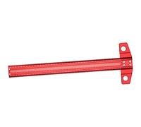 Fafeicy Escuadra en T, Herramienta de Marcado de Precisión de Aleación de Aluminio para Dibujo de Carpintería, 300mm con Extraíble, Marco de Carpintero (400 mm)
