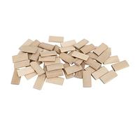 Fafeicy Espigas de dominó de Madera de Haya Tacos de Empalme de Muebles de Haya Maciza 6 X 40 Mm Inserciones de Madera Planas No Giratorias para Fabricación de Gabinetes Ingeniería y Carpintería