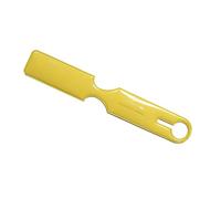 Fafeicy Etiqueta de Equipaje con Espacio Decorativo de Nombres, Muestre su Individualidad, Fácil de Identificar su Maleta para Viajes y Viaje de Negocios (Yellow)