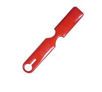 Fafeicy Etiqueta de Equipaje con Espacio Decorativo de Nombres, Muestre su Individualidad, Fácil de Identificar su Maleta para Viajes y Viaje de Negocios (Rojo)