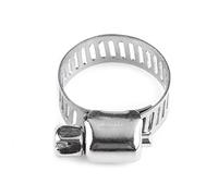 Fafeicy Fafeicy Abrazadera de Manguera, Clamp/Holder de Engranaje de Tubo de Ajustable de Acero Inoxidable, Juego de 10 Piezas, 8 Mm a 25 Mm, Perfecto para Aplicaciones Hidráulicas y de