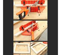Fafeicy Fafeicy Caja de Almacenamiento para Sierra de Inglete Múltiple, Material ABS, Diseño de Múltiples ángulos, Duradera y Conveniente para Proyectos de Carpintería y Carpintería (Tipo de