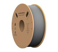 Fafeicy Filamento Hyper Series PLA de 1,75 Mm, 1 Kg, 2,2 Lb, Alta Fluidez, Impresión de Alta Velocidad, Extrusión Estable, Precisión Dimensional +/-0,03 Mm con Mayor Dureza que el ABS (GREY)