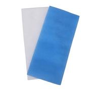 Fafeicy Filtro Cabina Pintura Doble Capa 40x18.5cm Recortable | Filtro Doble Capa Atrapa Partículas y Exceso de Spray, Fibra Vidrio, Reutilizabl, Fácil Limpieza, Ideal Aerografía y Talleres