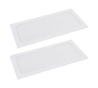 Fafeicy Filtro de Ventilador del Ventilador de Computadora, Protección de los Dedos Fácil para Limpiar la Cubierta de PVC 2 Piezas PC Dust PC Radiador Filtro de Polvo de para (White)