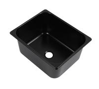 Fafeicy Fregadero de Acero Inoxidable 304, Fregadero de Barra Multifunción con Salida de 40 Mm, para Vehículos Recreativos y Barcos, Capacidad de 11 L que Ahorra Espacio