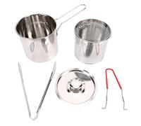 Fafeicy Freidora, Acero Inoxidable 304, Diseño Alto y Estrecho | Sartén Pequeño, Acero Inoxidable 304, Cocinas de Inducción y Cerámica, Uso en Cocina Comercial con Cesta