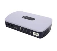 Fafeicy Fuente de Alimentación UPS de 10400 MAh, Batería de Respaldo Portátil Compacta con Protección contra Sobretensiones, Batería LFP para Enrutadores Módems (Enchufe Europeo de 100 a 240 V.)