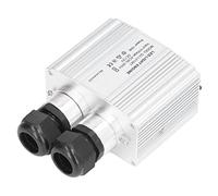Fafeicy Fuente de Luz de Fibra óptica de 16W RGBW, Aplicación Inteligente Control de Voz Remota RGBW Starlight Charliner para Decoración del Techo de Automóviles en el Hogar, 106x96x61