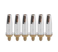 Fafeicy G07-301 Boquilla de Corte de Gas, Paquete de 10 Cabezas de (2#) | Cabezal de pistola neumática tipo manga, concentricidad mecanizada por CNC, exterior cromado tipo espejo, recolección de