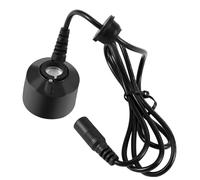 Fafeicy Generador de Niebla para Fuente, Generador de Niebla para Fuente de Agua Negra Ultrasónico, 24 V, 300 Ml/h, sin Luz, Mini Nebulizador de Acero Inoxidable para Estanque, Pecera, Decoración de