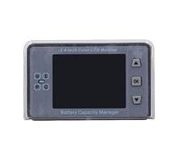 Fafeicy Gerente Mitterkapacale Capacape Capacape con Gel con Pantalla de Color -lcd para la Modificación de Vehículos Eléctricos, Coulómetro de Voltímetro de Ensamblaje de RV (100A)