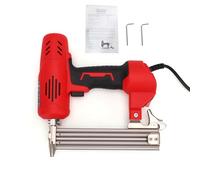 Fafeicy Grapadora Eléctrica de Alta Resistencia, Motor de 2600W con Boquilla Antiatasco de Bobina de Cobre para Carpintería, Carpintería (Clavos rectos F30)