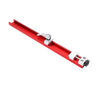 Fafeicy Guía de Base de Máquina de Corte Ajustable, Aleación de Aluminio, Riel Guía de Sierra Circular de 360mm, Estabilidad de Bloqueo Doble para Carpintería