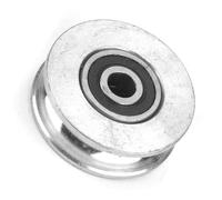 Fafeicy - Guía de elevación de cuerda de alambre de rodamiento de rueda de rodamiento de polea para bloque de polea (diámetro 56 mm)