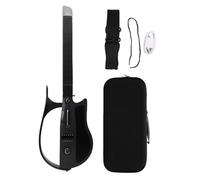 Fafeicy Guitarra Inteligente sin Cuerdas, Guitarra Eléctrica Plegable Portátil con Indicador de Luz de Acordes en Tiempo Real y Afinador Inteligente para Principiantes, Adultos y