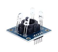 Fafeicy GY 31 TCS3200 Sensor de Color, Módulo de Sensor de Color Módulo de Sensor de Reconocimiento de Color de Alta Precisión Placa PCB para Iluminación de Robot Doméstico Inteligente