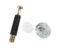 Fafeicy Hardware para Muebles Kit de Conector de Rueda Excéntrica 3 en 1 Hierro Nylon Galvanizado para Paneles de 16 Mm Juego de 300 Piezas Rosca Precisa Resistente a la Oxidación para Ensamblaje de